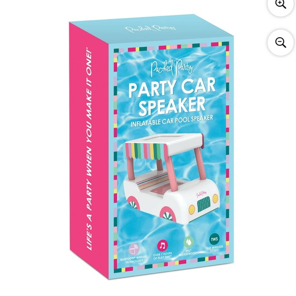 NEW Packed Party Inflatable "Party Car" Waterproof Wireless Bluetooth Speaker - Picture 1 of 10